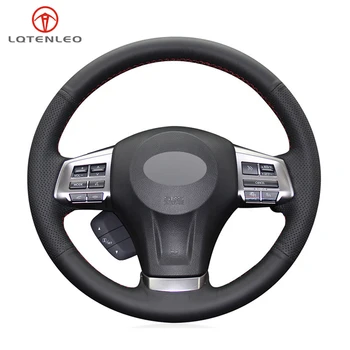 

Black Artificial Leather Car Steering Wheel Cover For Subaru Forester 2013-2016 Legacy Outback 2012-2014 XV 2011-2015