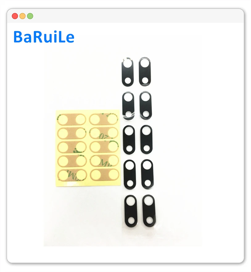 BaRuiLe 20Sets Back Camera Glass lens for iPhone 7 6 6S Plus 6G 8 8P Rear Lens with 3M Sticker Adhesive Parts | Мобильные телефоны