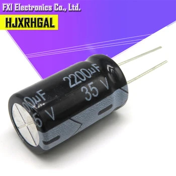 

5PCS 35V2200UF 16*25mm 2200UF 35V Electrolytic capacitor New original