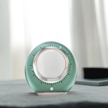 

LED Moon Alarm Clock USB Charging Press Sensor Bedside Wake Light Night Feeding with Sleeping Night Green