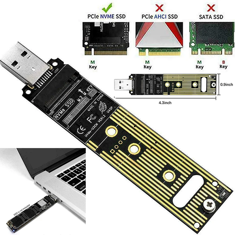 adaptador de alto desempenho 10gbps usb3.1 disco