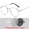 Retro Retro Reading Glasses Frame Men and Women Brand Designer Round Glasses Optical Glasses Frame Trend Metal Glasses +50 +100 5