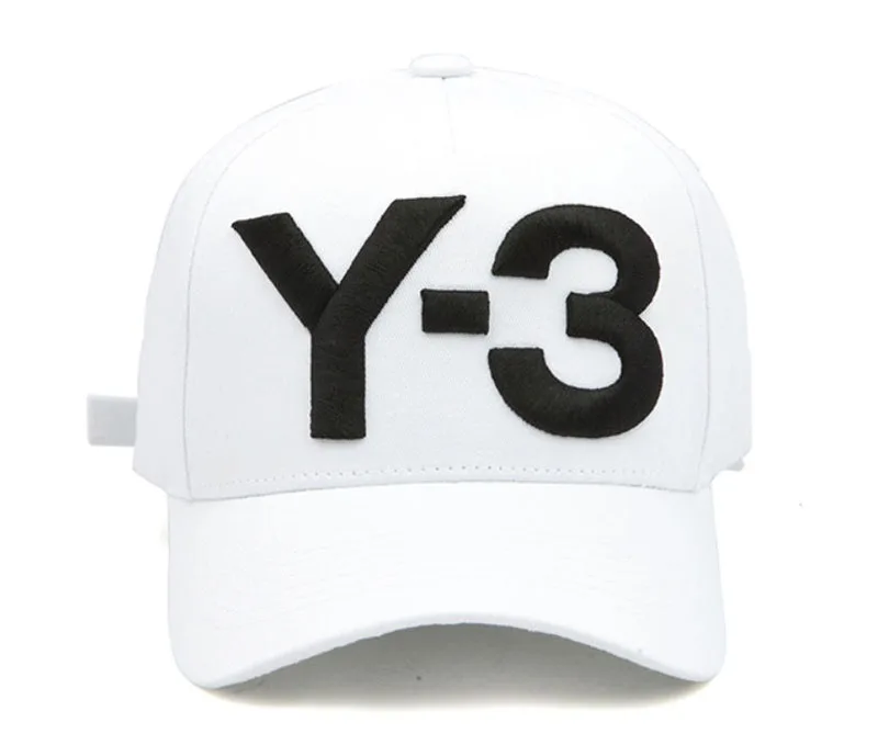 Y-3 папа шляпа вышитый логотип хип хоп Солнцезащитная шляпа для мужчин женщин Гольф письмо бейсболка Регулируемый ремень шляпы Y3 casquette