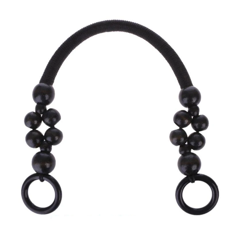 46 cm High Quality Wood Plastic Bead Rope Bag Strap Handle Shoulder Belt for Women Handbag DIY Replacement Bag Parts Accessories