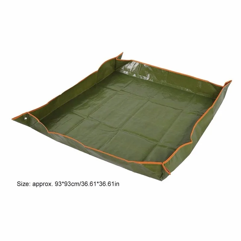 

Garden Plant Plastic Weed Barrier Fabric Anti-Seed Reusable Potting Mat for Garden Landscape or Greenhouse