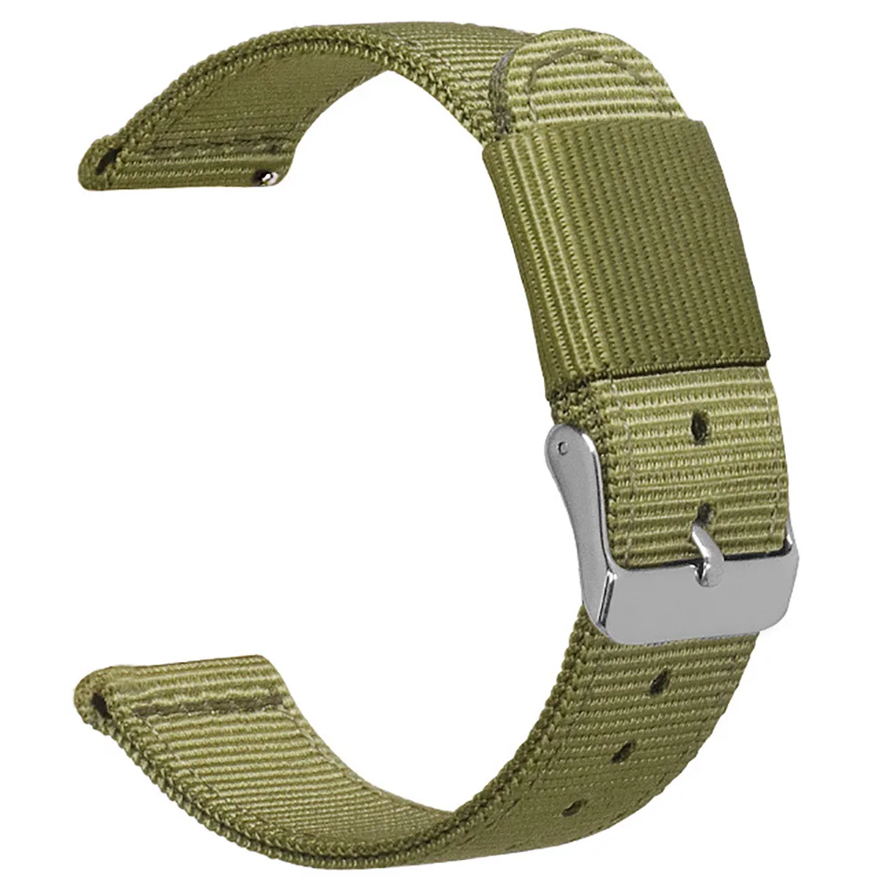 Универсальный 18 мм 20 мм 22 мм ремешок для часов Garmin Fenix6 pro Wirststrap быстросъемный нейлоновый ремешок для часов samsung Gear2 R380 ремень