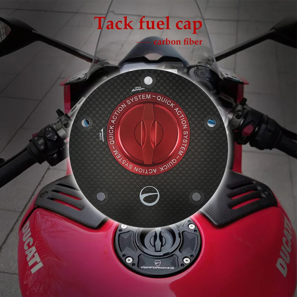 

Carbon Fiber Motorcycle Accessories Quick Release Key Fuel Tank Gas Oil Cap Cover for YAMAHA XJ6 DIVERSION/F XJ-6 2009-2015