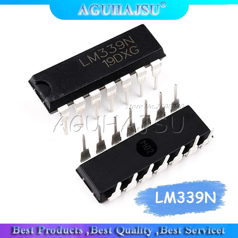 10 шт. LM339N DIP14 LM339 DIP 339N DIP-14 Quad Single Supply компараторы новые и оригинальные IC |