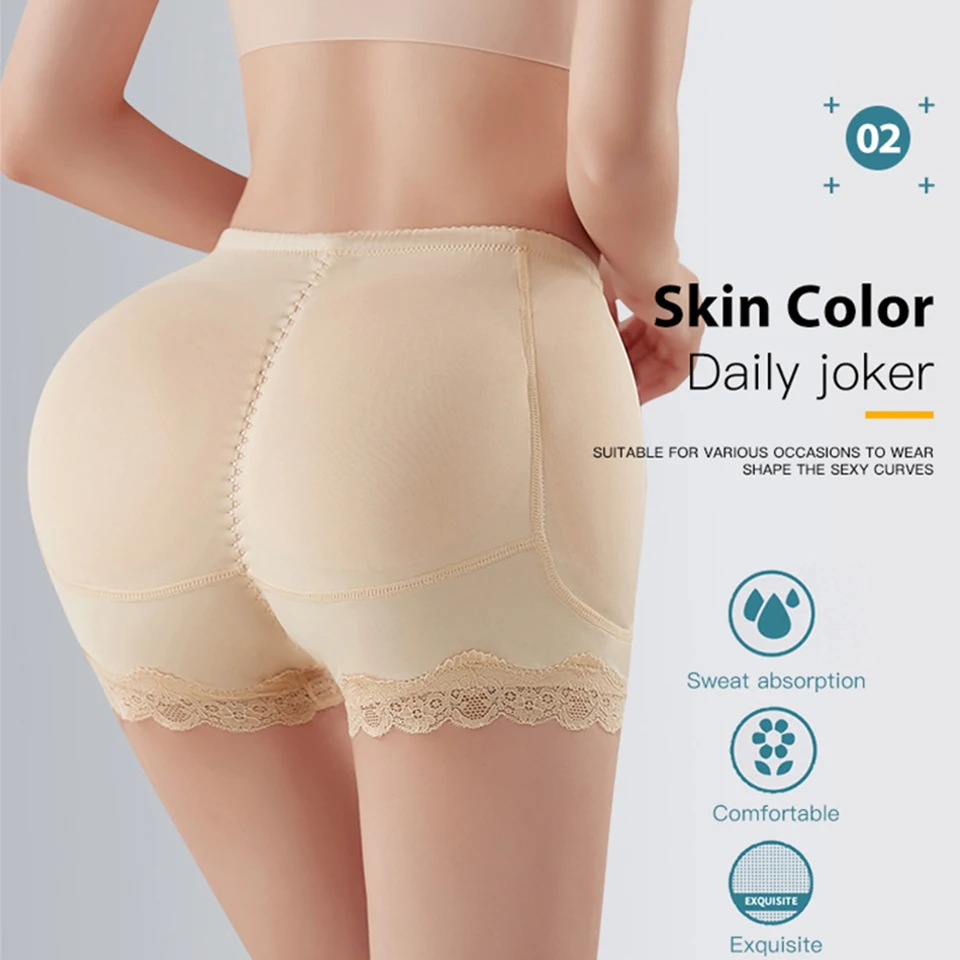 H140a3cc42da84b3aa648ea9630d44471F Body Shaper Underwear With Hips Pads Filler Sexy Big Butt Enhancer Control Panties Belly Smooth Shapewear Fake Buttock Plus Size