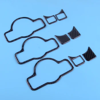 

beler Carbon Fiber Texture Headlight Switch Cover Trim Sticker Fit for Mercedes A B C E G CLA GLA GLE GLK GL GLS SL ML SLC