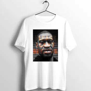 

Unisex Men Women T Shirt George Floyd Please I Can't Breathe basic Artwork custom Printed Tee short sleeve clothing for summer