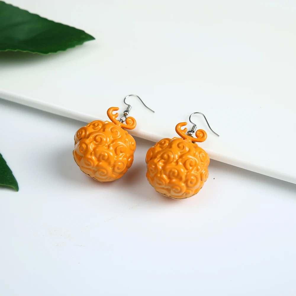 One Piece Earrings Devil Fruits Mera Mera no Mi Free Shipping