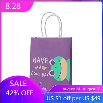 

Large animal tote bag gift wrapping paper bag with handle wedding baby gift birthday party gift bag Christmas decoration kid gif