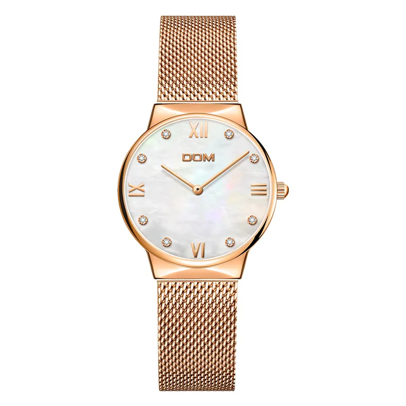 

Lady Watch Quartz Watch Women's Switzerland Import Diamond Set Quartz Watch Waterproof Ladies' Watch