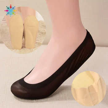 

HotWomen Socks 3D Seamless Boat Socks Massage Sponge Bottom Invisible Socks Silicone Non-slip Short Socks