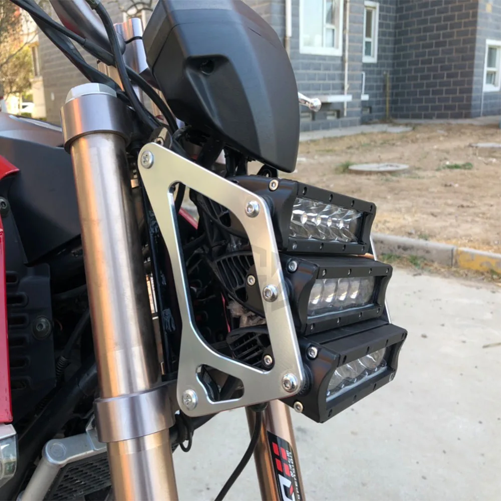 Мотоцикл LED головной светильник Водонепроницаемый передняя вилка