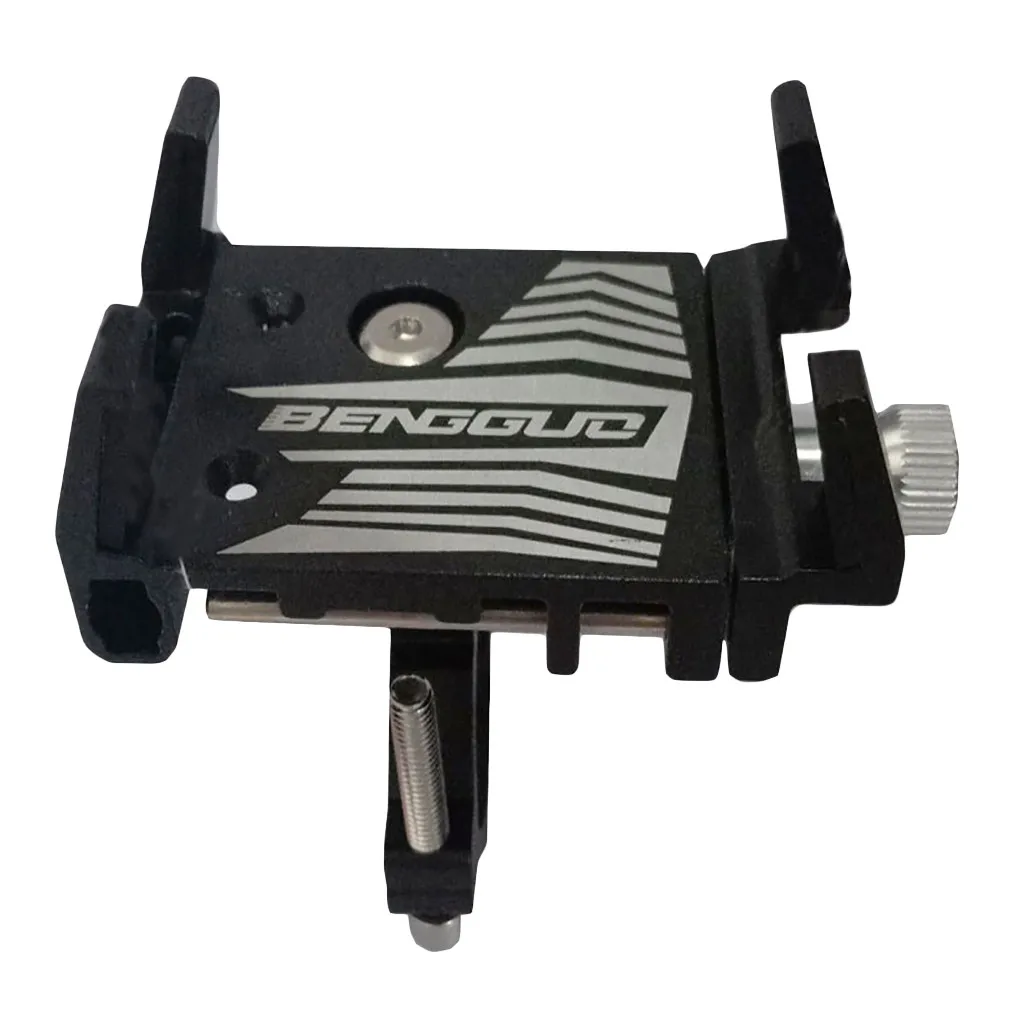 Aluminum Bike Bicycle Cell Phone Holder Mount Handlebar GPS Universal With Aroma - Color: BK7