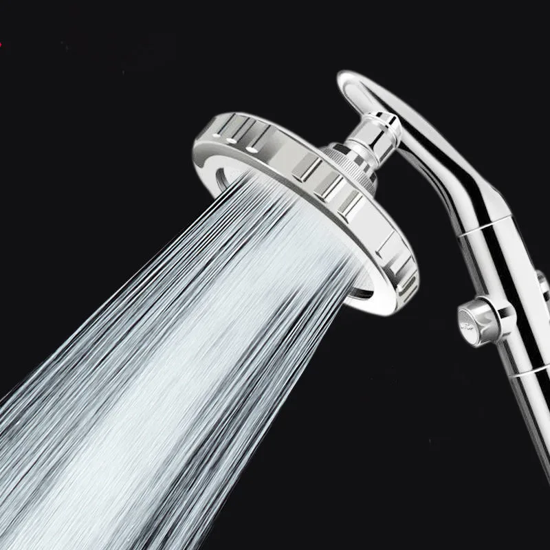 

Super Pressurized Shower Head Rotatable Hand Held 5 Inch Big Shower Heads Bathroom Accessories Replacement Tool Filter Home H025