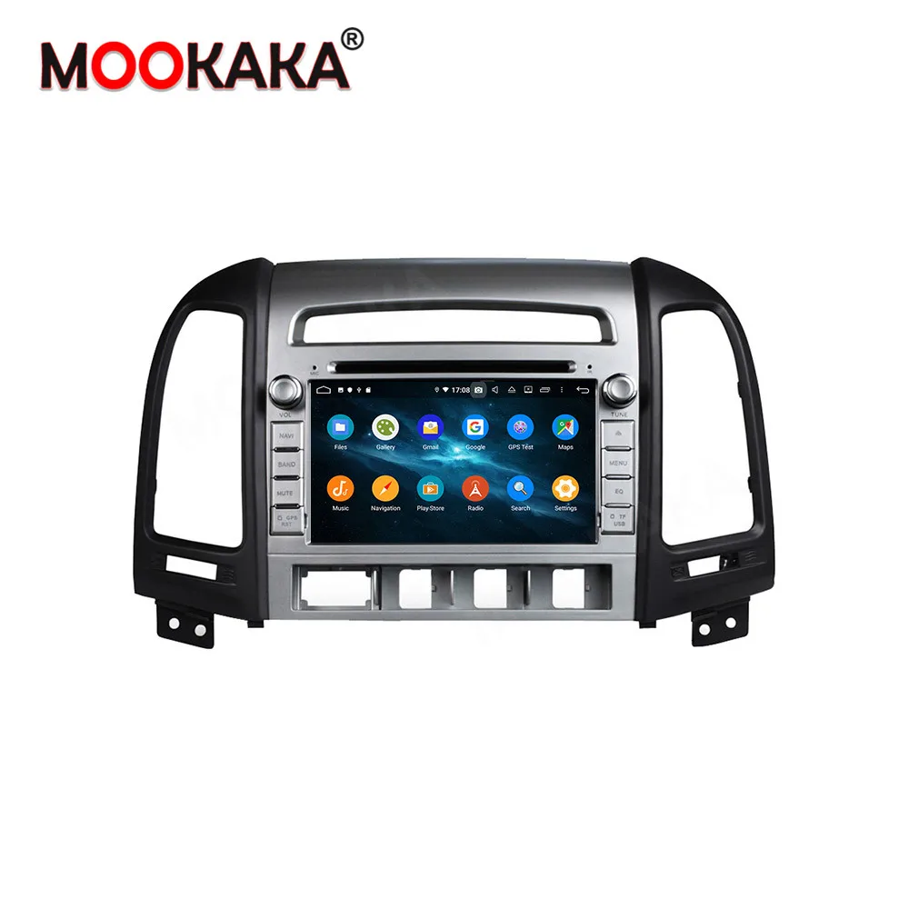 Автомобильный DVD плеер на Android 10 автостерео GPS навигация для Hyundai Santa Fe 2006 2011