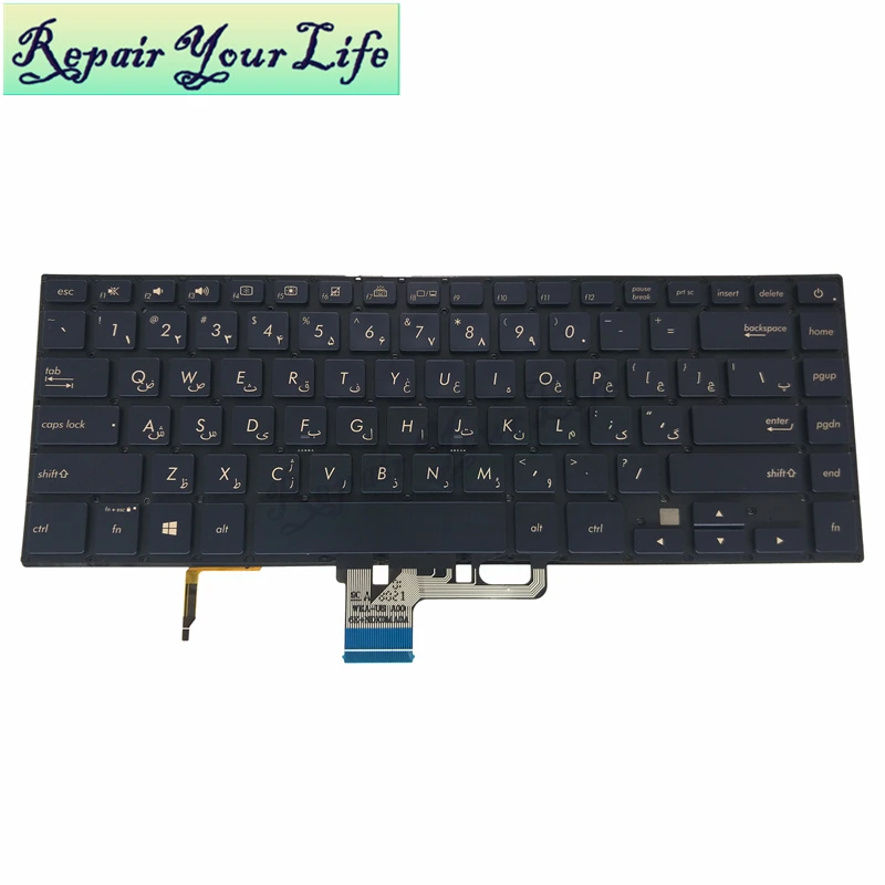 Новая клавиатура для ASUS UX550 UX550VE UX550VD UX550VW GE GD FS 0KNB0-4629FS00 AEBKH % 02010 blue kb подсветка