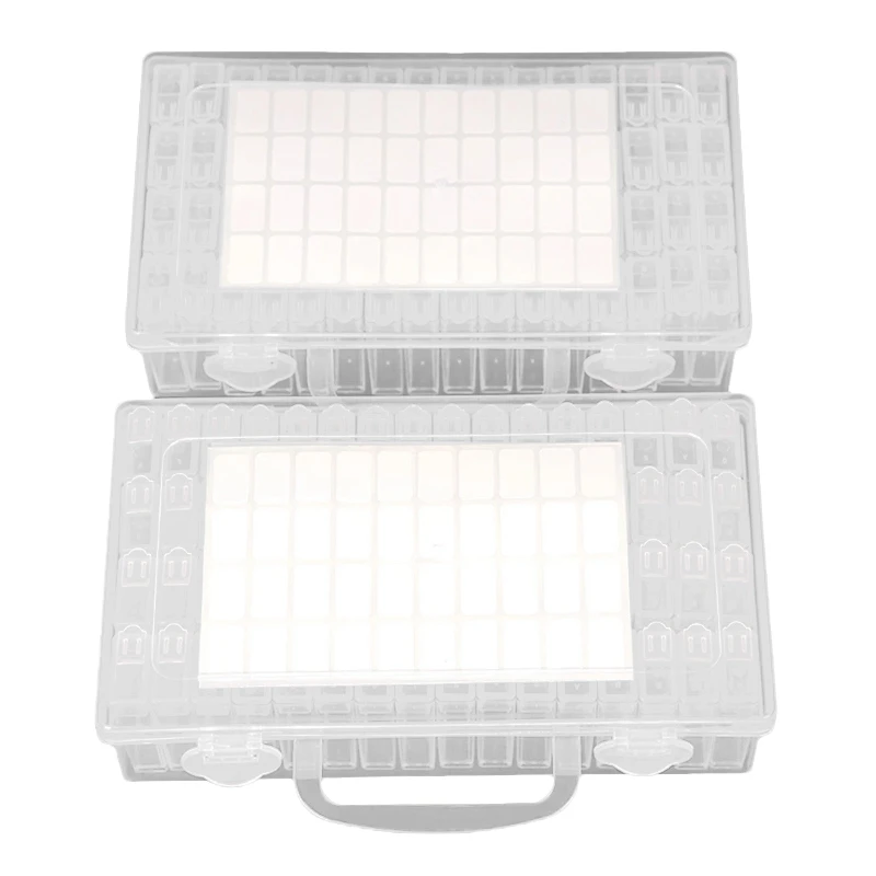 2Pcs 64 Grids 5D Diamond Painting Kit Diamonds Jewelry Sewing Nail Container Embroidery Mosaic Storage Box | Дом и сад