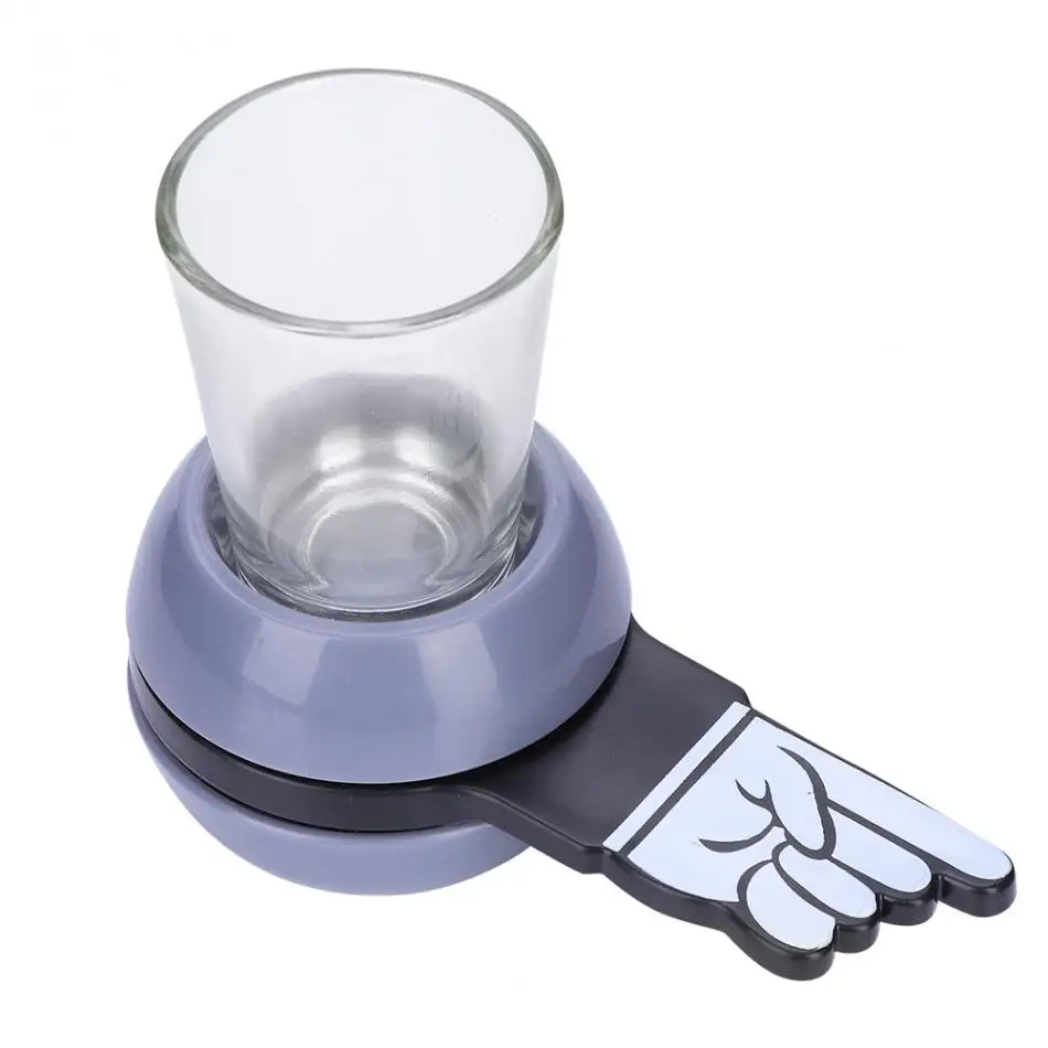 Funny Shot Spinner Party Game Rotatable Arrow Beer Wine Glass Cup Kit Spin The Shot Drinking Game Gifts Entertainment 2019