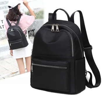 

New Backpack Women's Large-Capacity Anti-Theft Student Bag Oxford Cloth Multi-Function Women's Bag