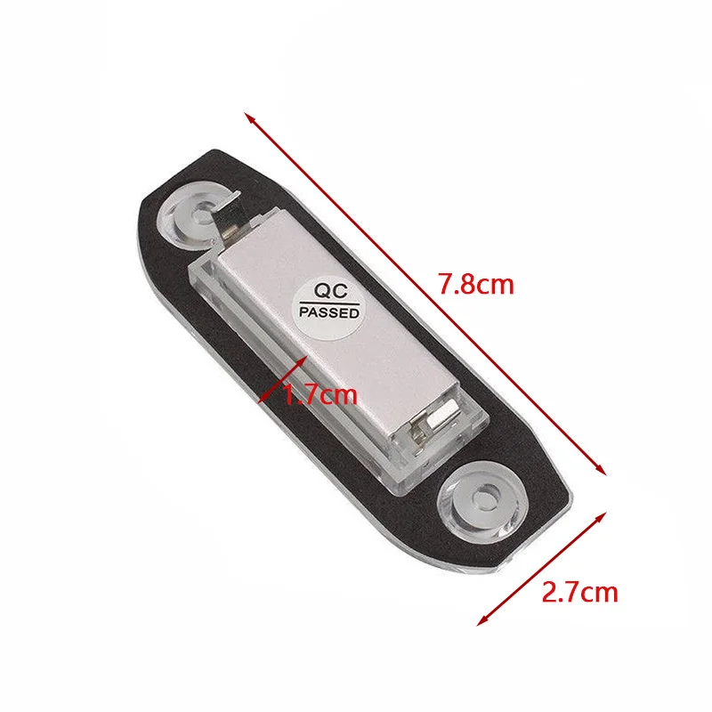 Para Volvo S80/XC90/S40/XC60/S60/V70 luz de placa de licencia 7,8*2,7*1,7 cm 1 Uds lámpara con forma de número de Chip 3014 18LED de alta calidad ► Foto 3/5