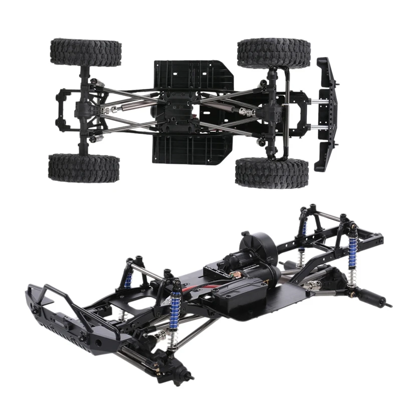 313 мм модель автомобиля рама для 1/10 Rc Гусеничный Авто Scx10 Scx10 Ii 90046 90047(без колес