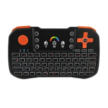 

TZ10 2.4GHz Wireless Keyboard Touchpad Mouse Handheld Remote Control for Android TV Box Smart TV PC Notebook Laptop Black