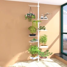 Комнатный цветочный стеллаж бытовой эркер Многоэтажный провинция пространство балкон неукротимый