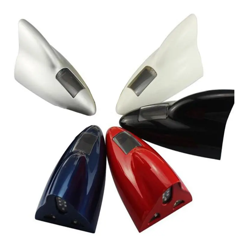 

Car Shark Fin Antenna Base Cover Aerial Trim with Remote Control Solar Light