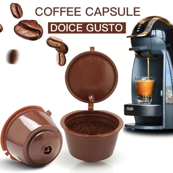 Cápsulas de café Nestle Dolce Gusto reutilizables, herramienta de café rellenable, 5/2/1 Uds.