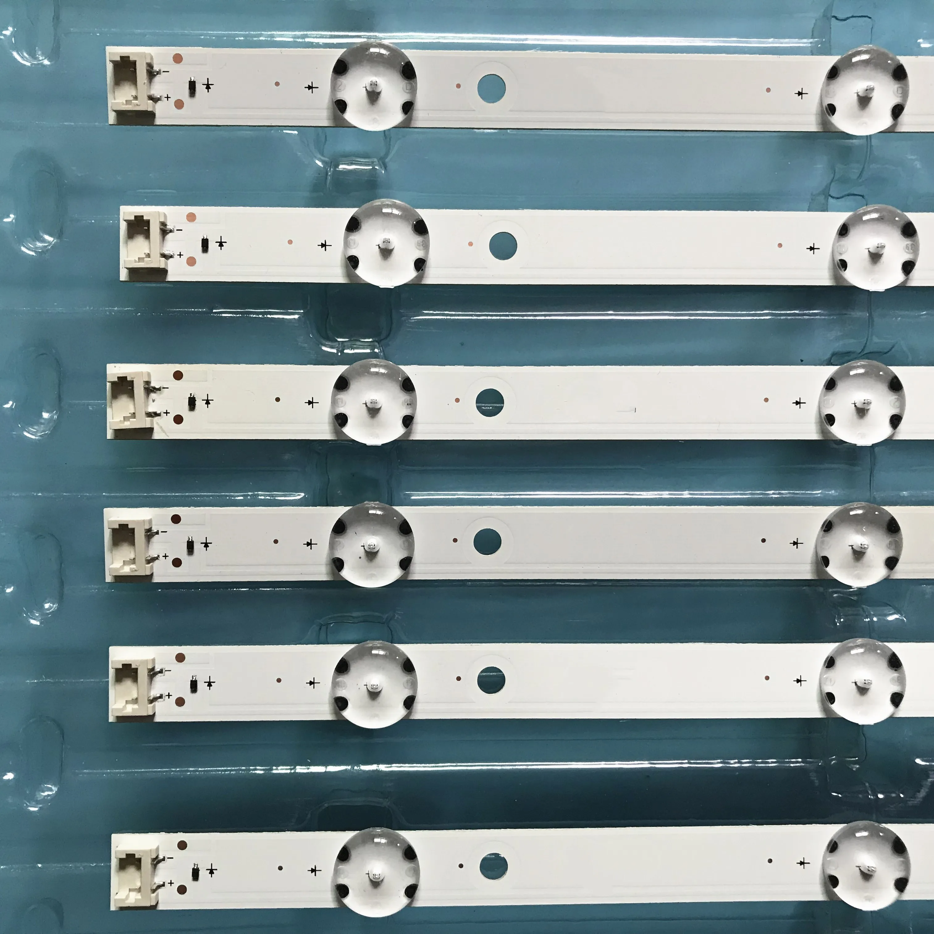 Новый комплект 3 шт. 8 светодиодный ленты s 850 мм для LG 43LH604V 43LH60_FHD_A Тип UF64_UHD_A 43UH610V