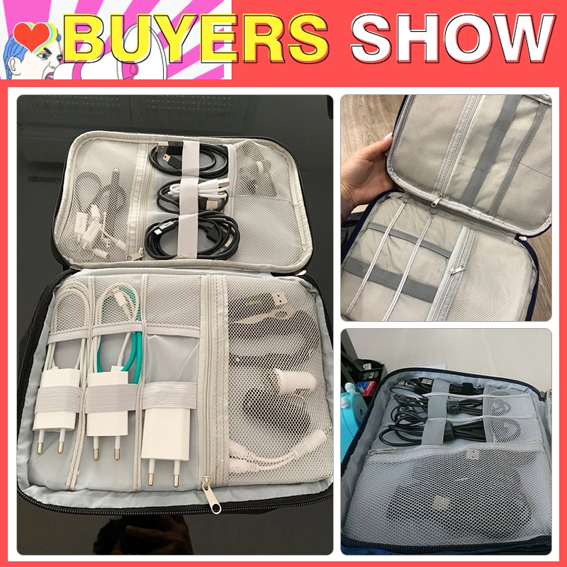 Цифровые органайзеры провода USB кабели сумки для хранения коробка электронного