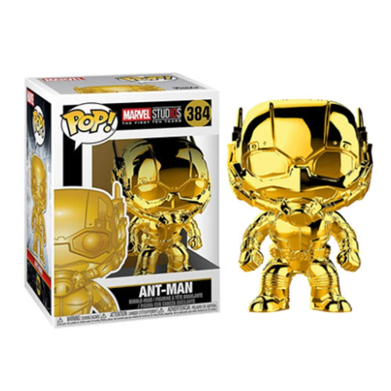 Limited FUNKO POP! Marvel The 10th Anniversary Ant-Man Action &amp Figures Toy Kids Birthday Gift Vinyl Model For Fans Collection | Игрушки и
