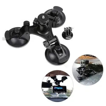 

Car Windshield Triple Vacuum Suction Cup Fat Gecko Mount 7/6/5/4/3/3 For Xiaomi Hero SJ4000 SJ5000 /2/1 For GoPro SJ7000 Yi G9N3