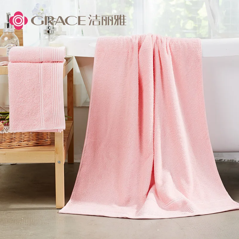 

100% Cotton Bath Towel Couples Soft Bar Large Towel Bathroom Wrapped Chest Towel Cotton Comfortable Water-Absorbing Delicate