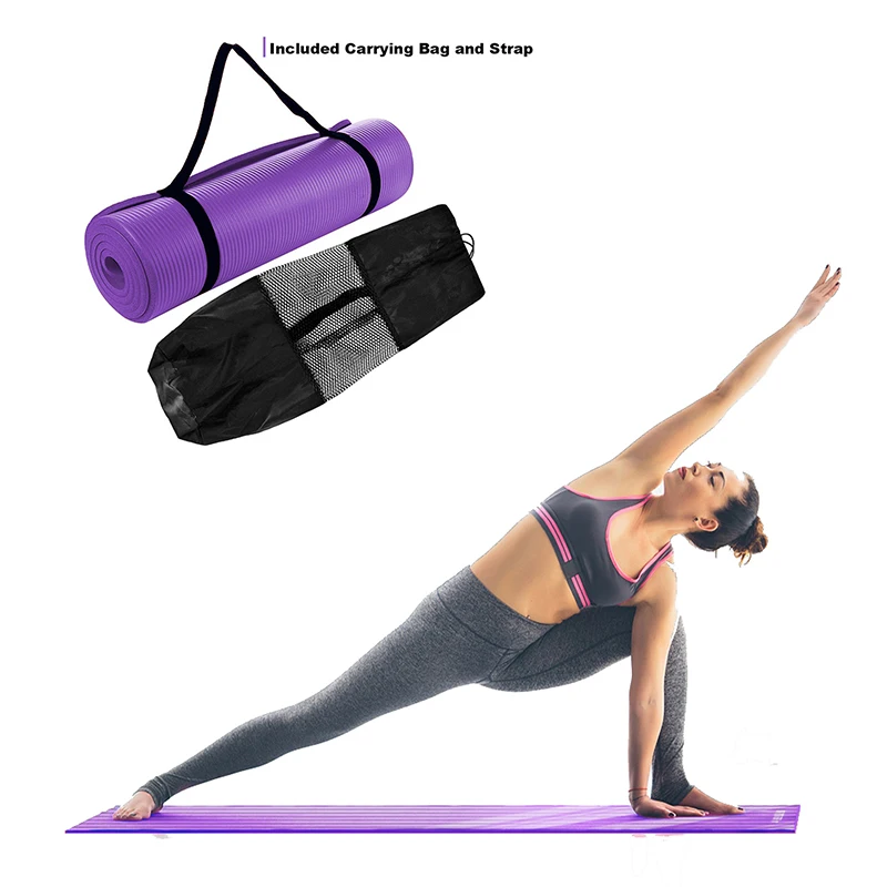 

OTF 10MM NBR Yoga Mat Foam Carpet Gymnastics Mats Waterproof Pilates Mat for Fitness Home Sport Accessories Esterilla Deporte