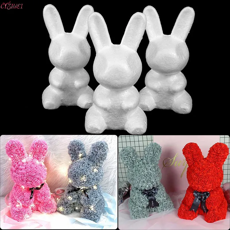 JW_ AG_ Handmade DIY Polystyrene Styrofoam Foam Dog Rabbit Modelling Gift NEW 