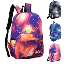 

Transer Galaxy Pattern Unisex Travel Backpack Canvas Leisure Bags School Bag Travel Large Capacity Backpack Computer Package