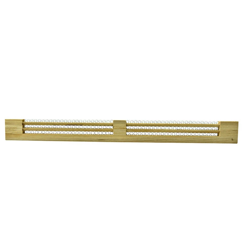 

Bee Beehive Pollen Collector Stainless Steel Traps Tool Wooden Frame Beekeeping Supplies 3 Rows Pollen Collector For Beekeeping