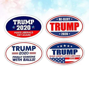

4PCS Creative Funny US Presidential Election Trump Practical Wal Magnet Refrigerator Magnet for Office