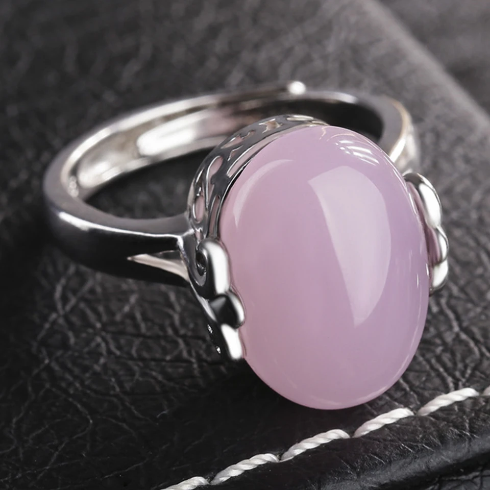 Синтетический камнем кольца для женские девушке серебро Цвет сплава Регулируемый открытым помолвка обручальные вечеринка кольцо женское мода ювелирные украшения бижутерия
