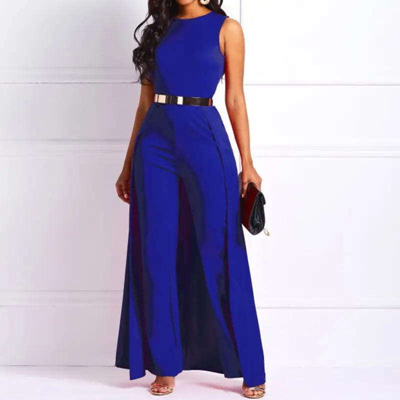 Plus Size High Waist Plain Long Sleeve Jumpsuit Women Elegant Formal Party Swallowtail Slim Autumn Ladies Red Wide Leg Jumpsuits Plus Size High Waist Plain Long Sleeve Jumpsuit Women Elegant Formal Party Swallowtail Slim Autumn Ladies Red Wide Leg Jumpsuits