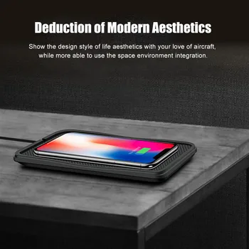 

Car Wireless Charger Skid-proof Silicone Mat Phone Charging Pad Fast Charge DQ-Drop