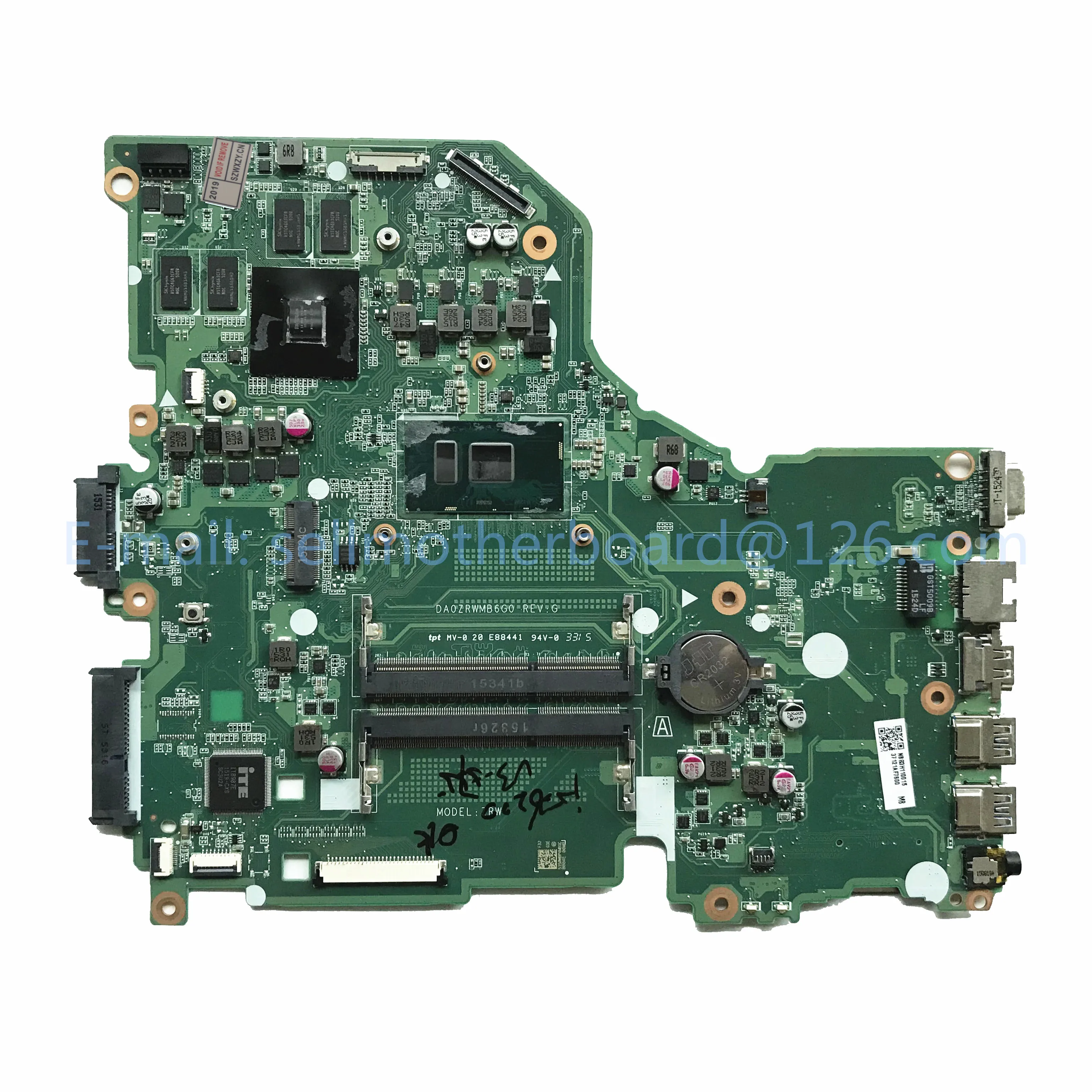 Для acer Aspire E5-574G F5-572G материнская плата для ноутбука с i5-6200U процессором 940M GPU NBG3H11001 DA0ZRWMB6G0 DDR4 протестированная Быстрая