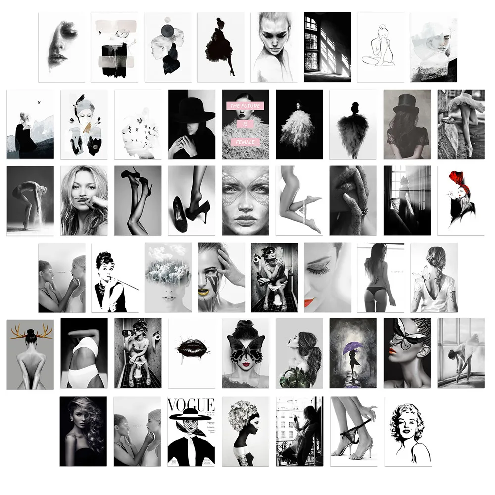 50 шт. декоративные настенные постеры для фотографий | Дом и сад