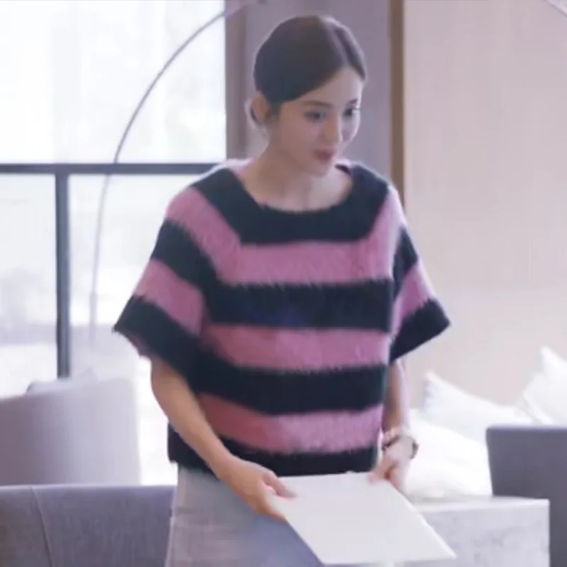 

Star-length Sweater with Women's 2019 Autumn/winter New Knit Sweater Loose Pullovers Square Collar Women Sweaters