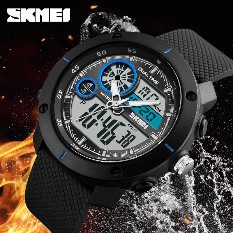 

Skmei Sports Watch Men's Multi-function Dual Display Electronic Watch Student Waterproof Digital Watches Male Clock Relogio